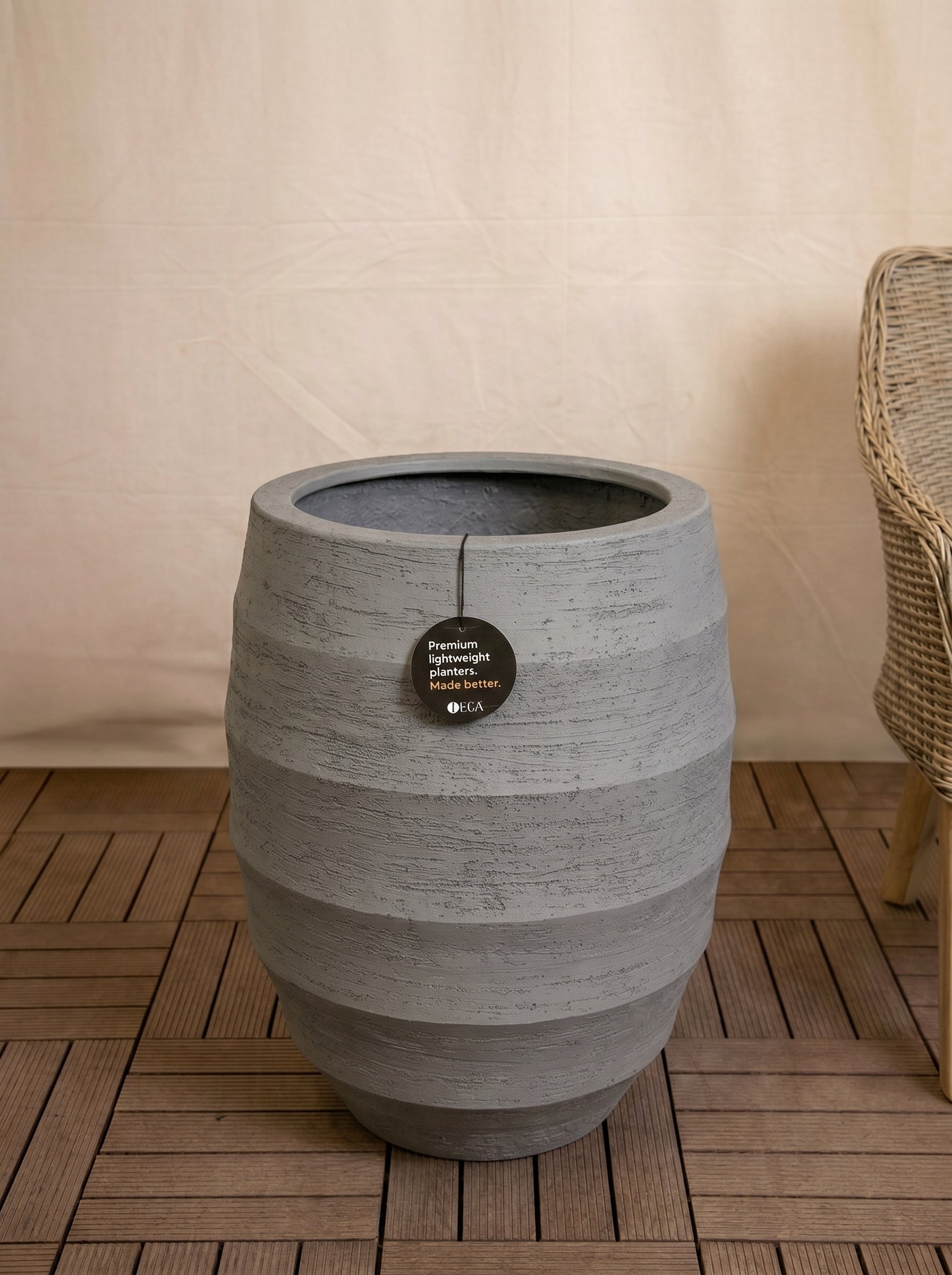 Bordo Tall Balloon Pot | Elongated Planter - Acacia Garden Center