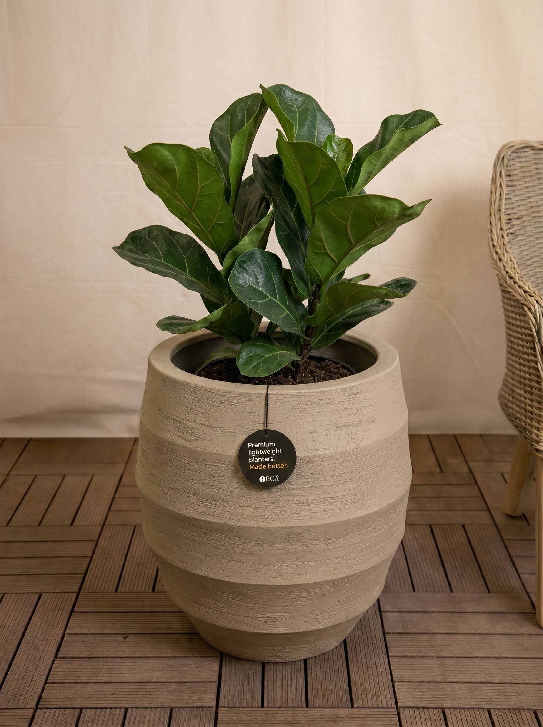 Bordo Tall Balloon Pot | Elongated Planter - Acacia Garden Center
