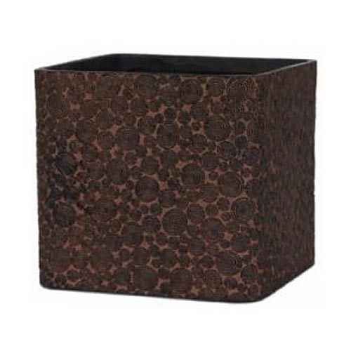 Capi Europe Planter Square Iii Wood Bwdb 210 14X13 cm Brown - Acacia Garden Center