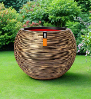 Capi Europe Vase Ball Rib - Acacia Garden Center