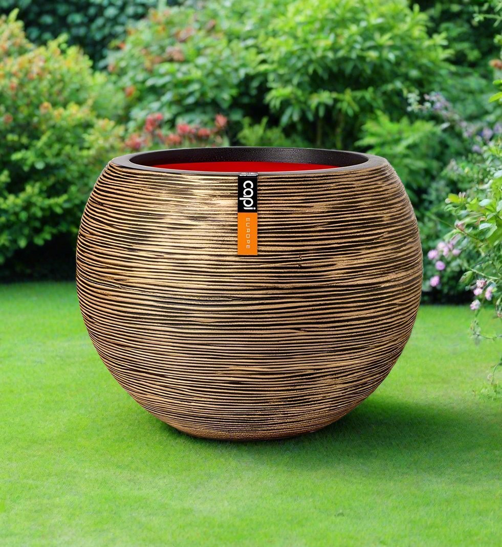 Capi Europe Vase Ball Rib - Acacia Garden Center