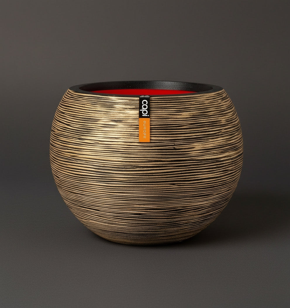 Capi Europe Vase Ball Rib - Acacia Garden Center