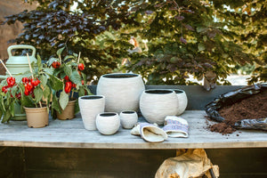 Capi Europe Vase Ball Rib - Acacia Garden Center