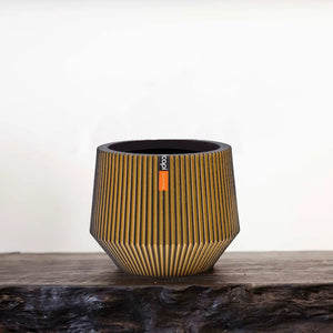 Capi Europe Vase Cylinder GEO Groove - Acacia Garden Center