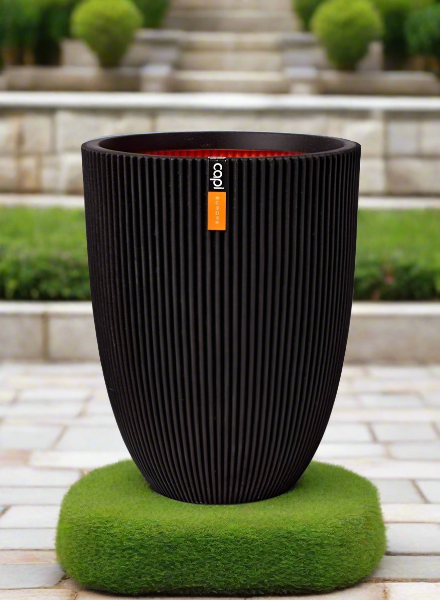 Capi Europe Vase Elegant Low Groove - Acacia Garden Center