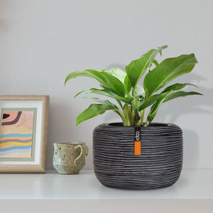 Capi Europe Vase Round Ii Rib Bofz 222 - Acacia Garden Center