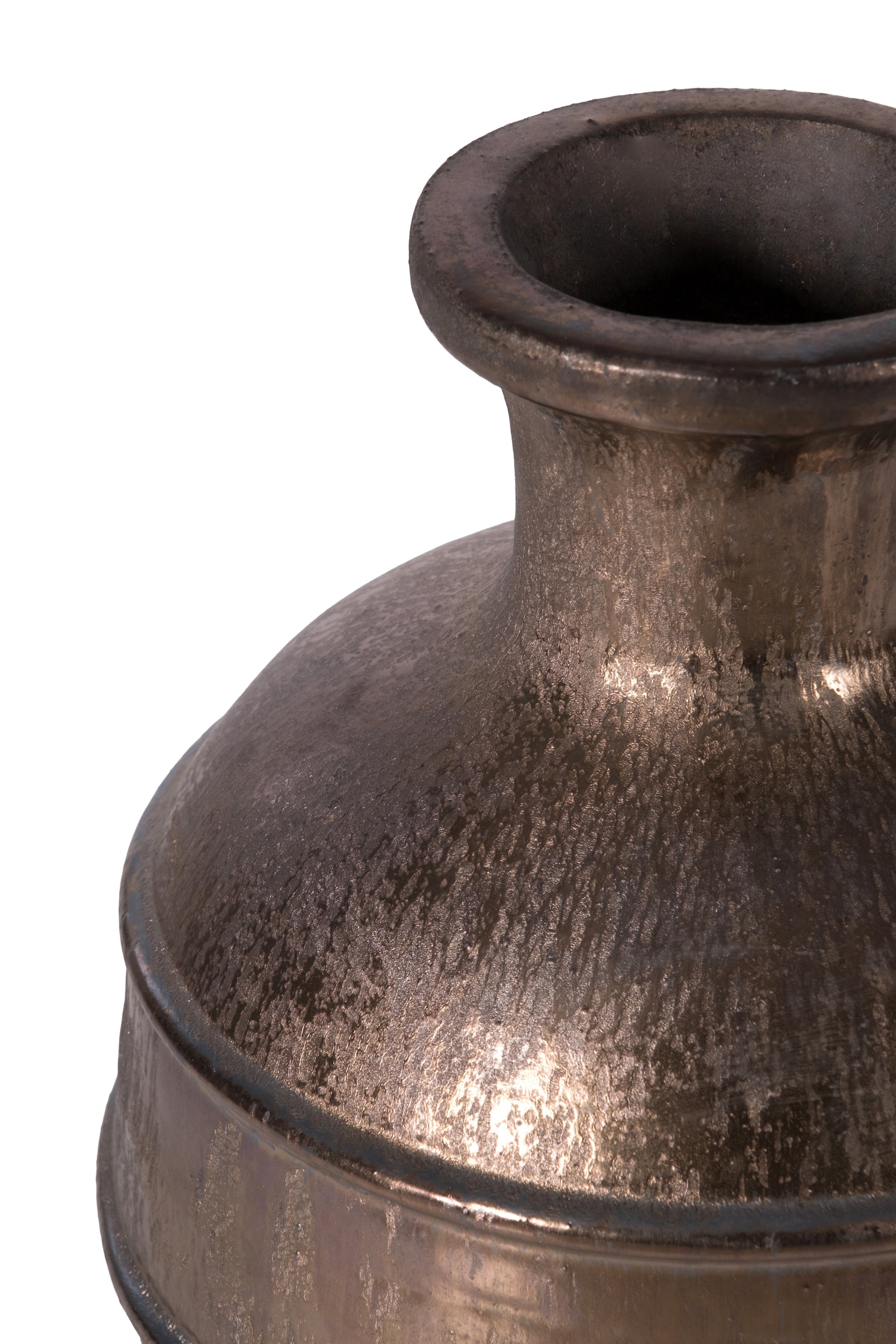 Ceramic Archeron Vase | Brown | 57.5 cm - Acacia Garden Center