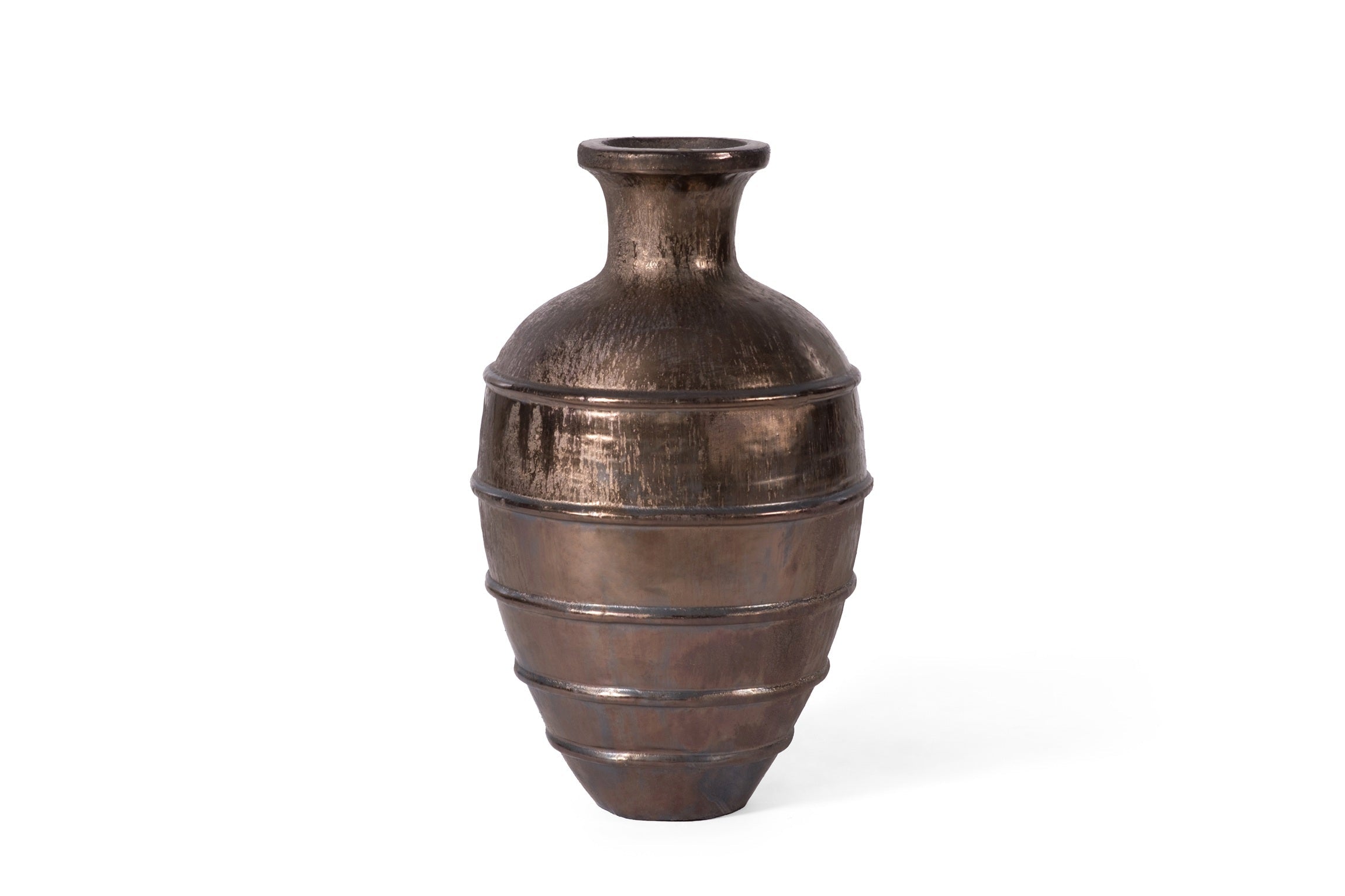 Ceramic Archeron Vase | Brown | 57.5 cm - Acacia Garden Center