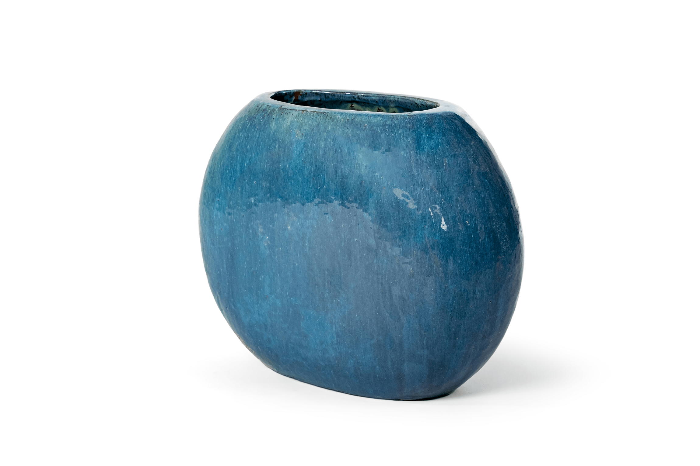 Ceramic Bella Trough Planter | Dark Blue - Acacia Garden Center