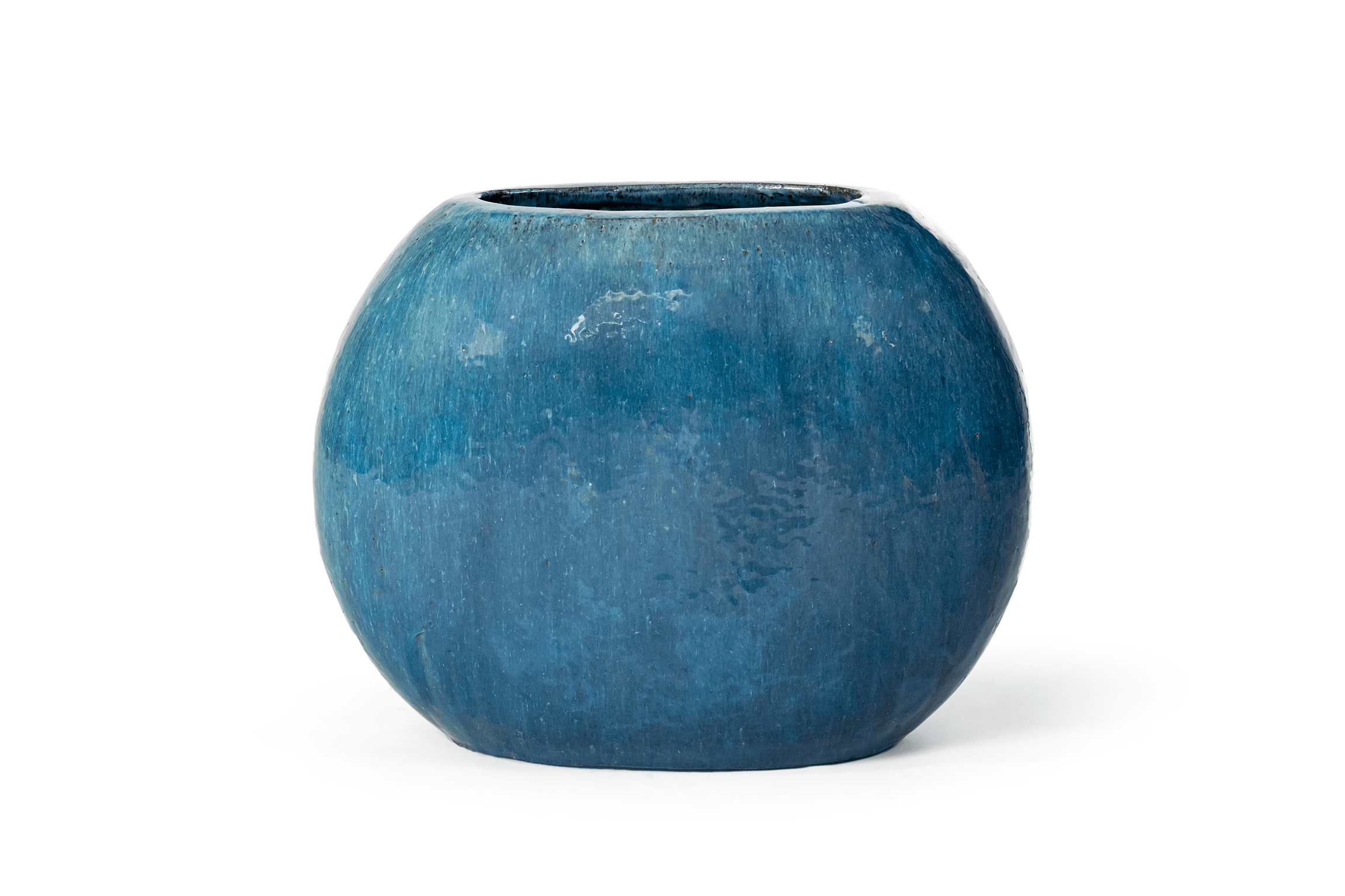 Ceramic Bella Trough Planter | Dark Blue - Acacia Garden Center