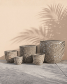 Ceramic Egg Planter | Brown - Acacia Garden Center