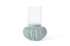 Ceramic Manchester Hurricane Candle Holder | Light Green - Acacia Garden Center