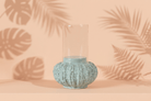 Ceramic Manchester Hurricane Candle Holder | Light Green - Acacia Garden Center