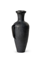 Ceramic Piemonte Vase | Graphite Black, 63 cm - Acacia Garden Center