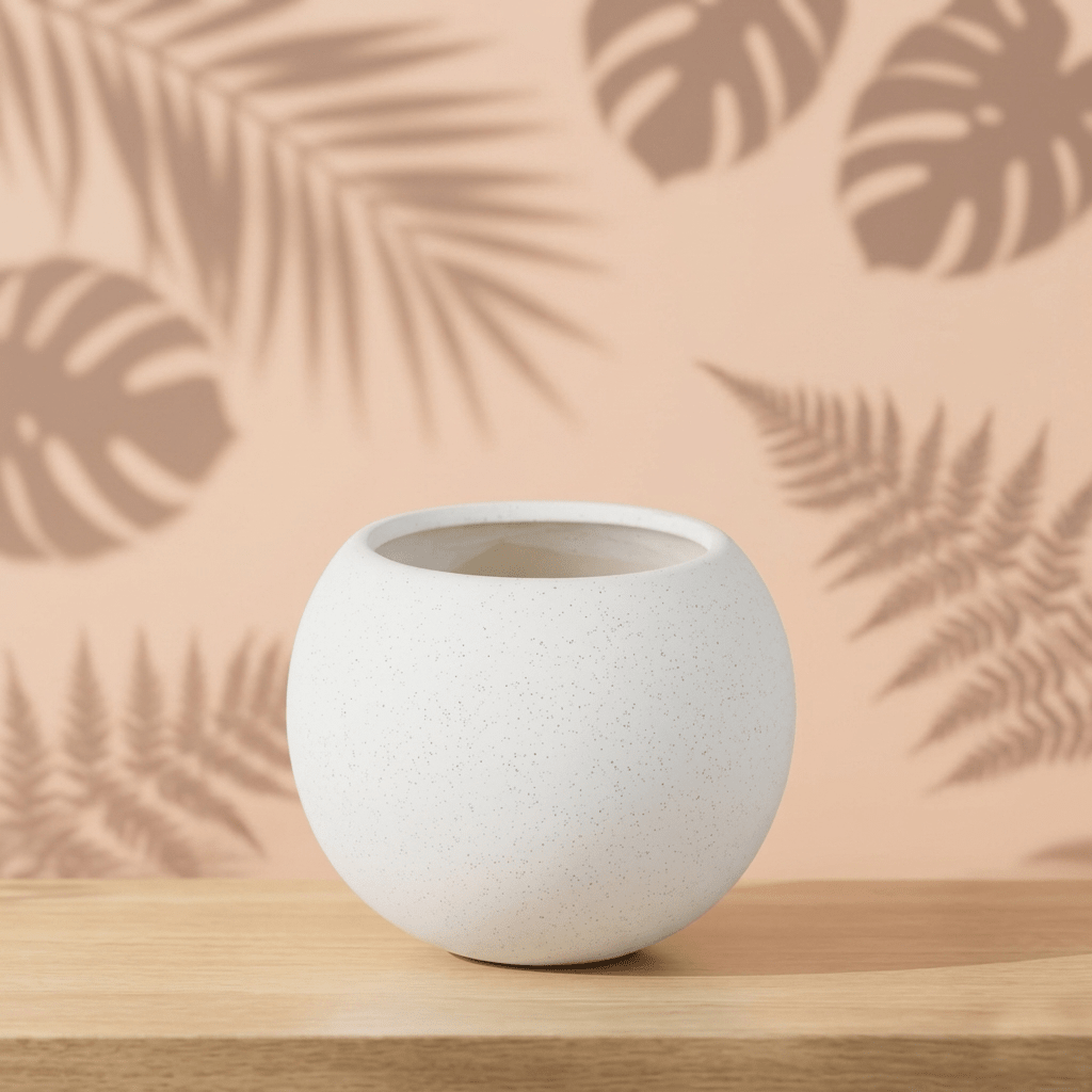 Ceramic Pot YZ201, 13 x 13 x 11.7 cm Chaozhou - Acacia Garden Center