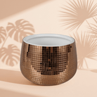 Champagne Metallic Ceramic Pot | Small Decorative Planter - Acacia Garden Center