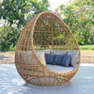 Cocoon Daybed Lounger | Enclosed Oval Design, 2–3 Seater - Acacia Garden Center