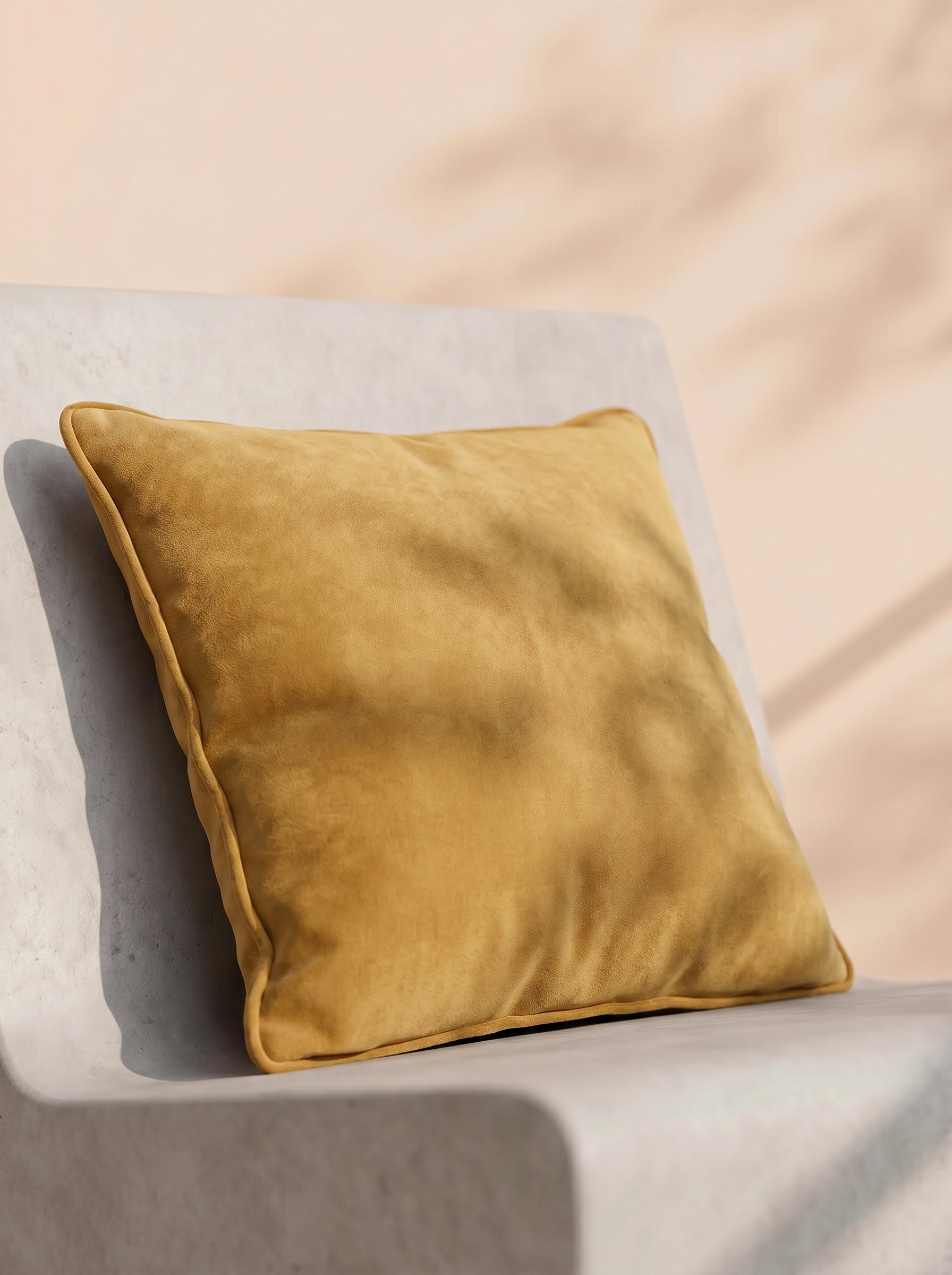 Decorative Pillow Canvas Eco+ | Gold, 50 × 50 cm - Acacia Garden Center