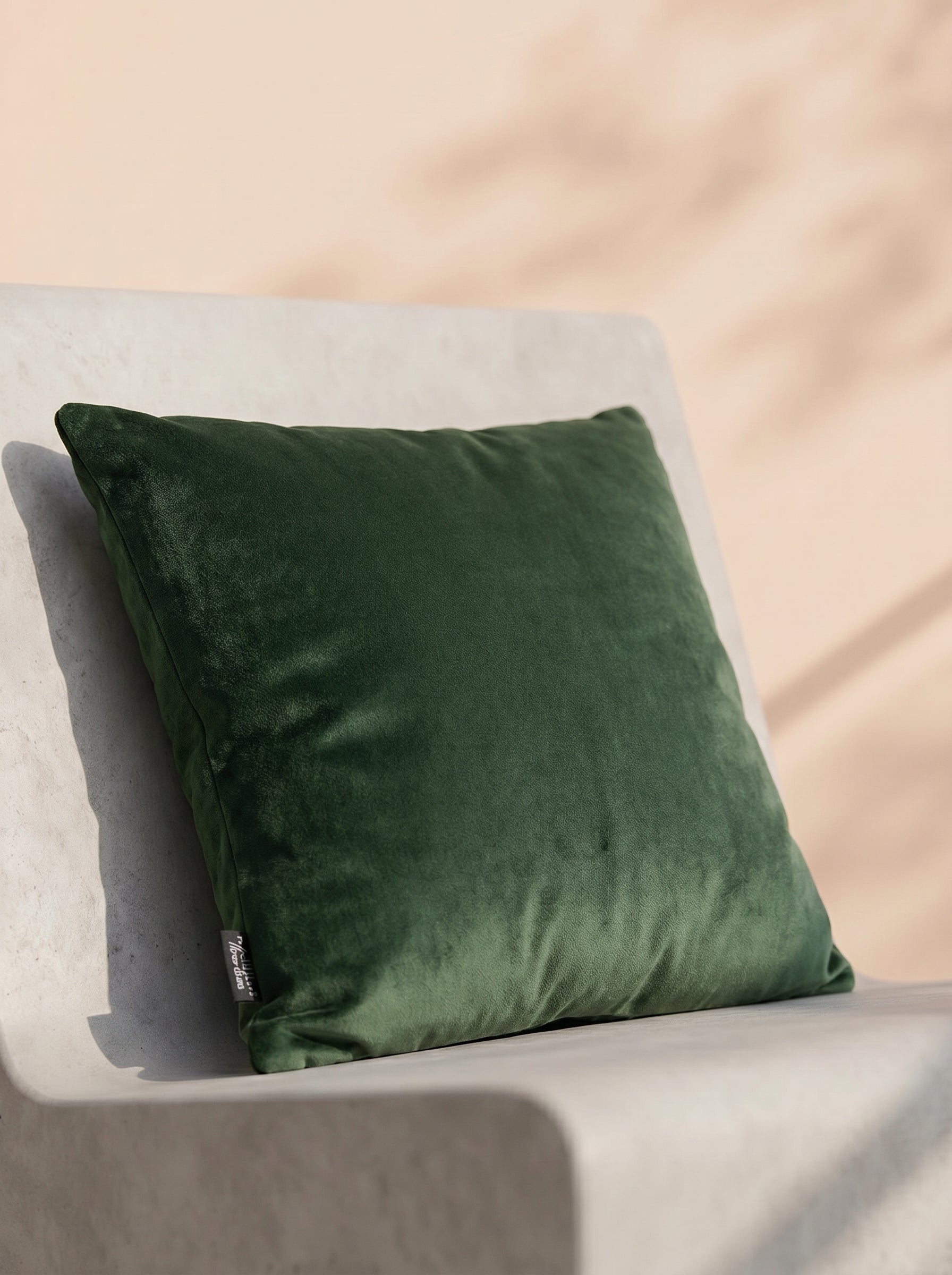 Decorative Pillow Canvas Eco+ | Green, 50 × 50 cm - Acacia Garden Center