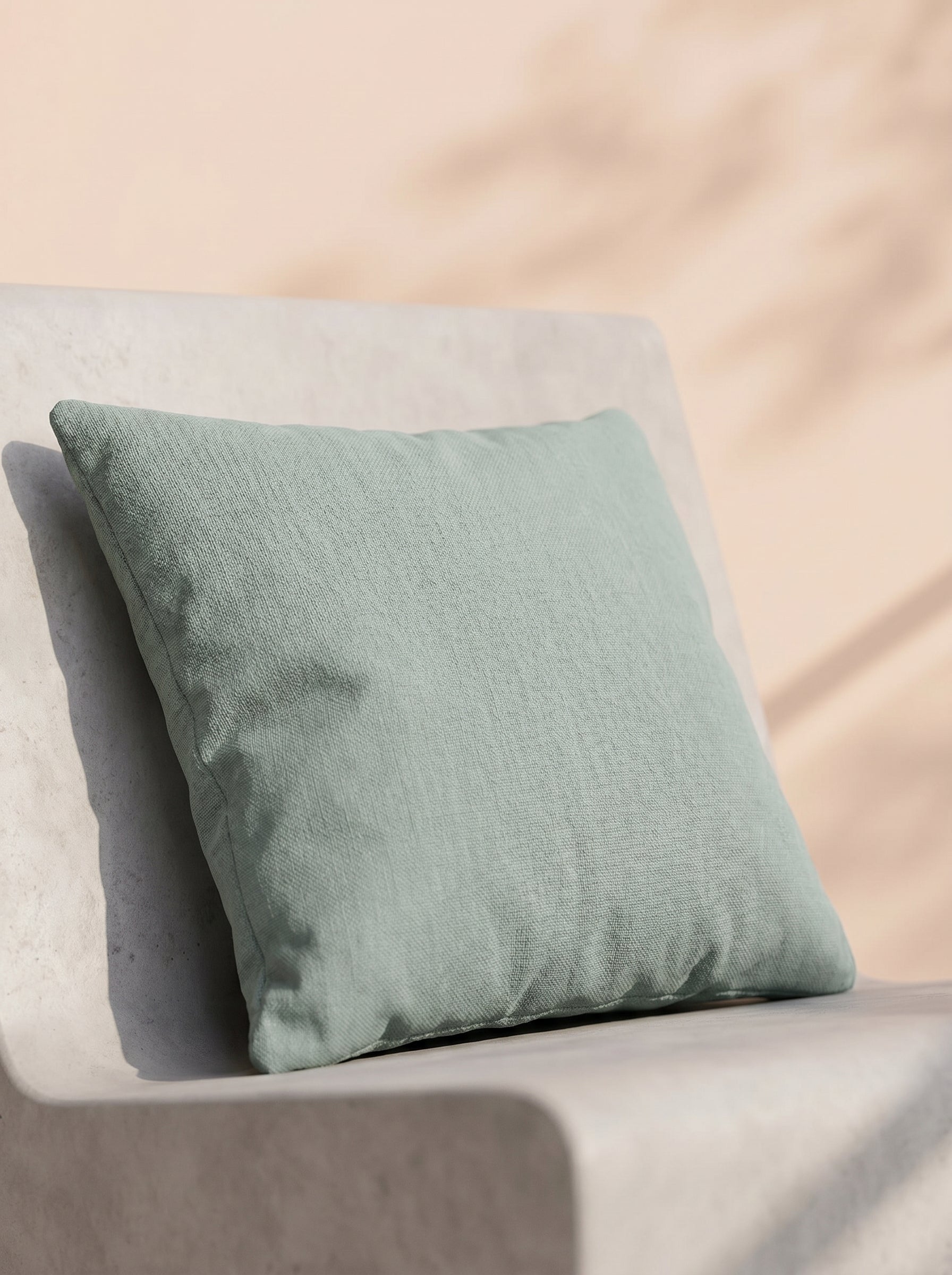 Decorative Pillow Canvas Eco+ | Silver, 50 × 50 cm - Acacia Garden Center