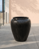 Dimple Jar Atlantis Ceramic | Statement Jar, 70 cm - Acacia Garden Center