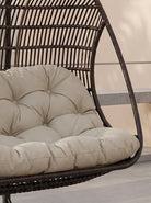 Double Swing Chair | Poly Bamboo Egg Pod, 2–3 Seater - Acacia Garden Center