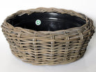 Drypot Bowl (901255) | Grey Rattan, 55 × 24 cm - Acacia Garden Center
