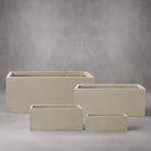 Fiber Clay Pot Rectangular - (DW158110) - Acacia Garden Center