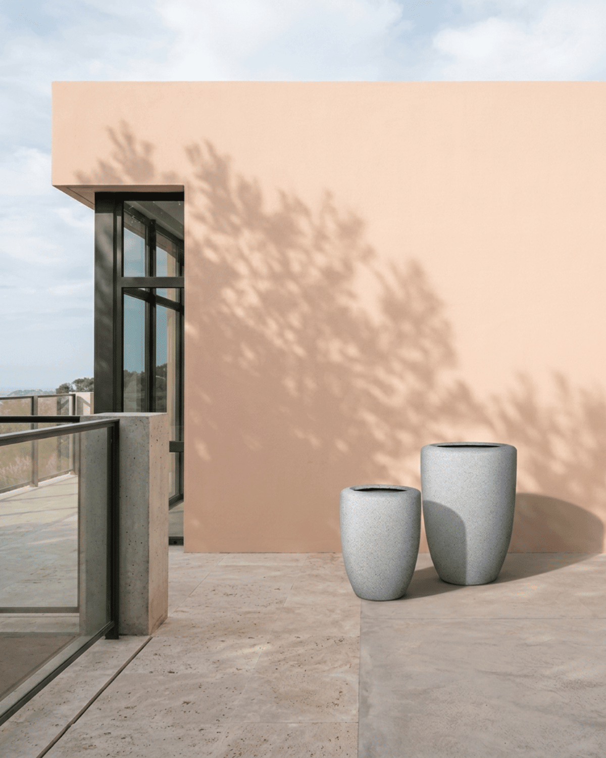 Fiber Clay Pot, Rough Texture DW158134 - Acacia Garden Center