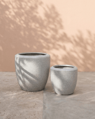 Fiber Clay Pot Rough Texture - DW158136 - Acacia Garden Center