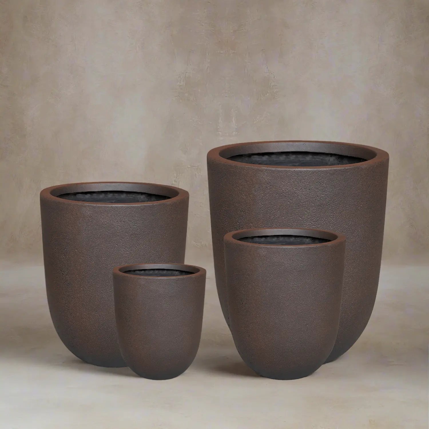 Fiber Clay Pot Rough Texture | DW161209 - Acacia Garden Center