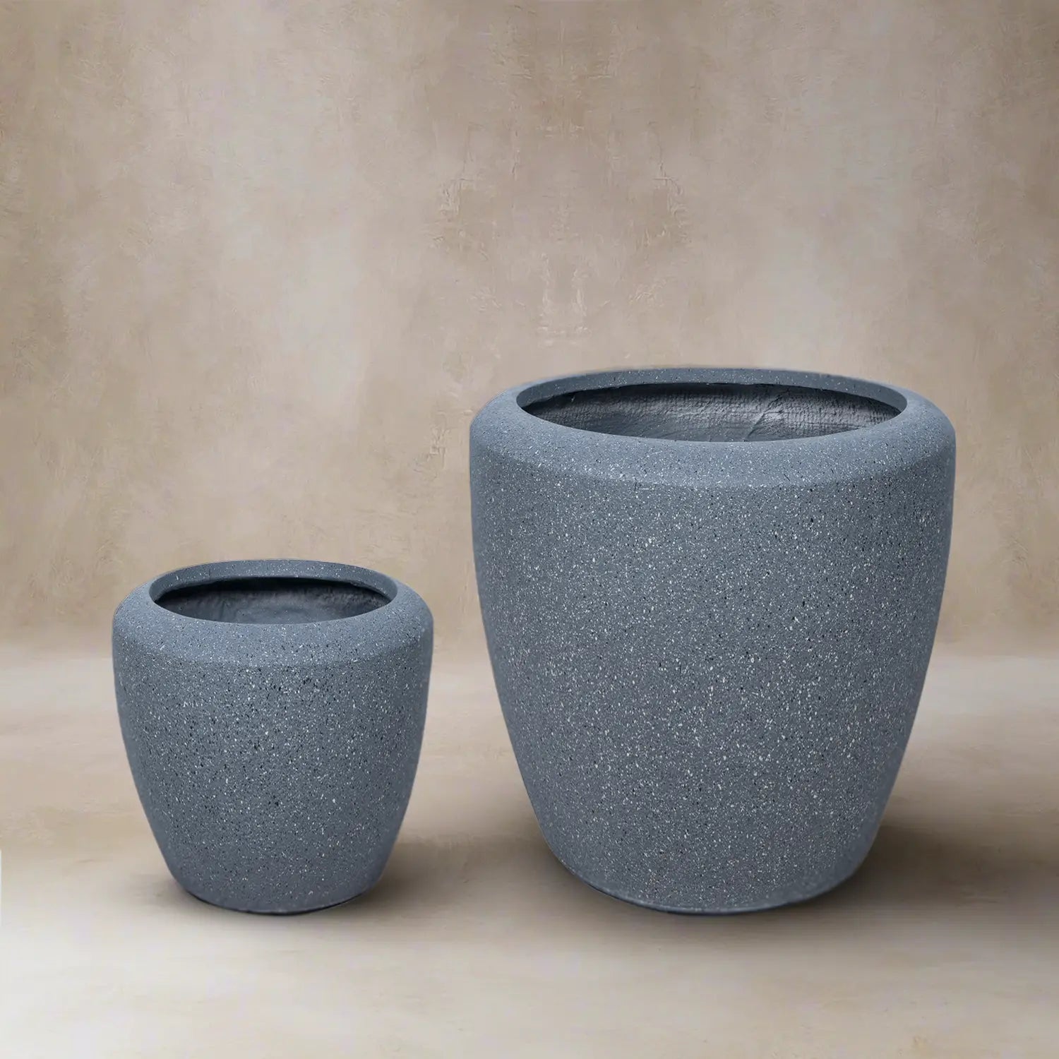 Fiber Clay Pot Rough Texture, PD3 - DW158136 - Acacia Garden Center