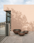 Fiber Clay Pot Round Bowl - (DW161207) - Acacia Garden Center
