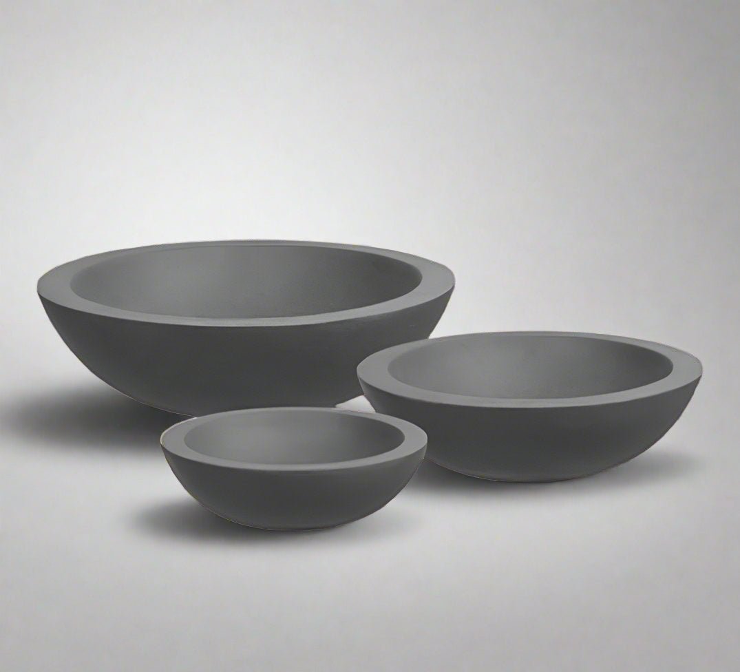 Fiber Clay Pots YC - 0059A, Grey Ronglin - Acacia Garden Center