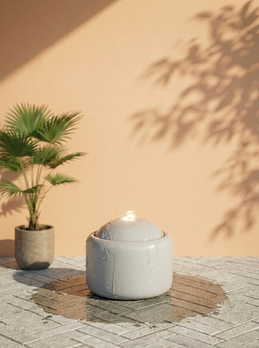Fiberclay Polyresin Fountains DW259055 - Lightweight, Heat - Tolerant - Acacia Garden Center