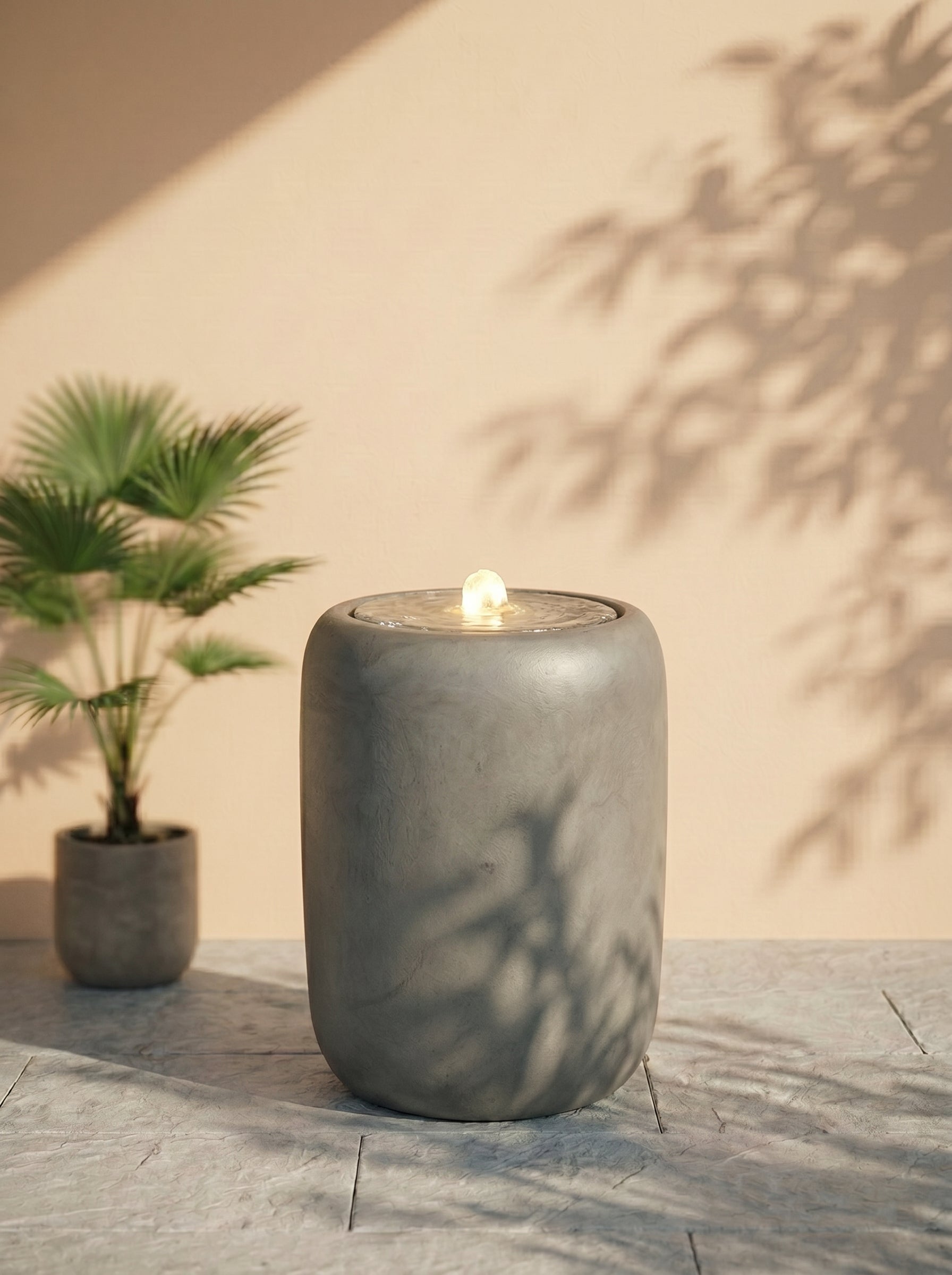 Fiberclay Polyresin Fountains DW259064 - Lightweight, Heat - Tolerant - Acacia Garden Center