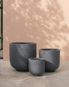 Fiberclay Pot Rough Texture | DW161208 - Acacia Garden Center