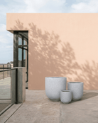 Fiberclay Pot Rough Texture | DW161208 - Acacia Garden Center