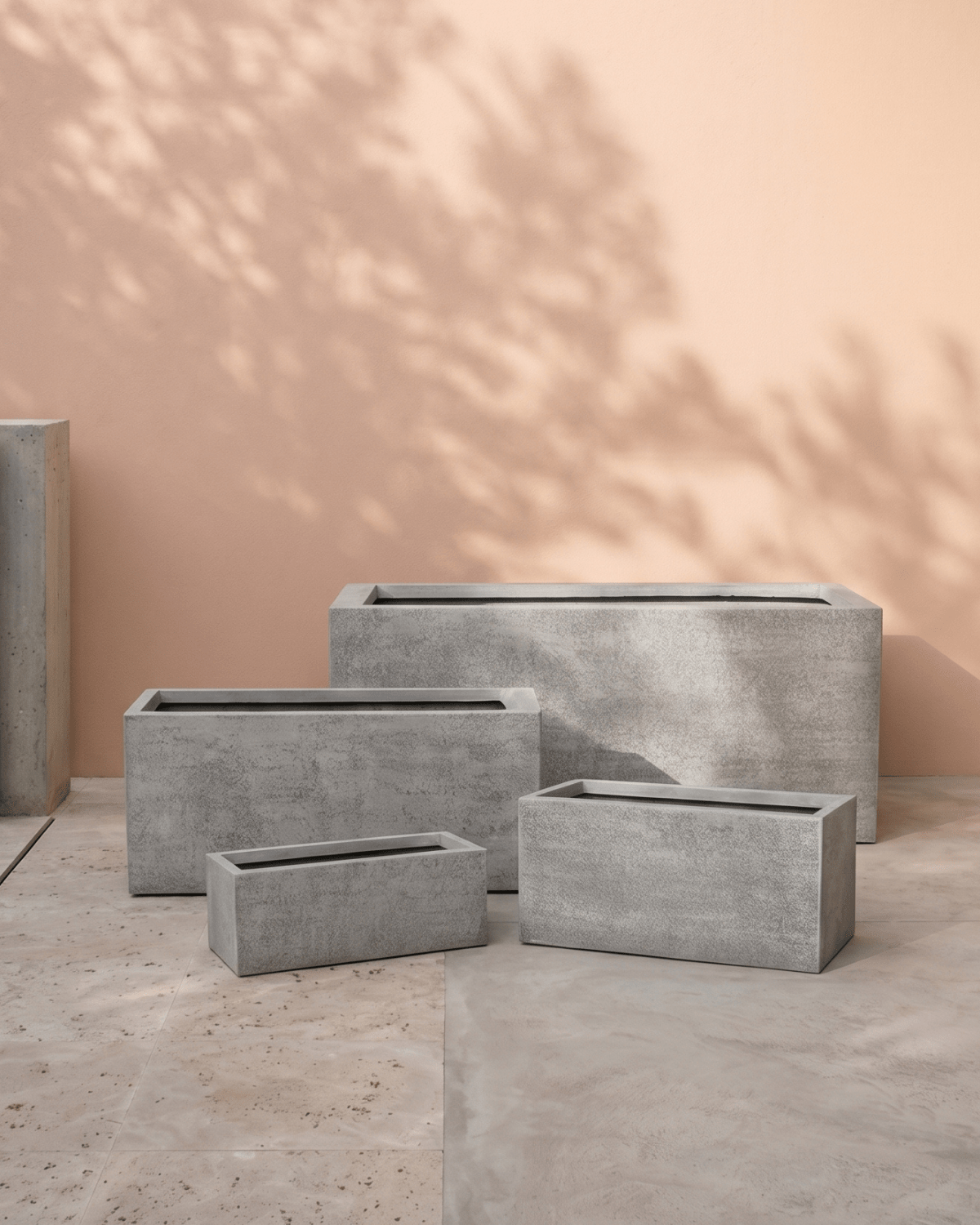 Fiberclay Rectangular DW222646 Pot - Lightweight, Heat - Tolerant - Acacia Garden Center