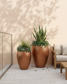 Fiberglass Planter, HP 1061, Copper Color - Acacia Garden Center