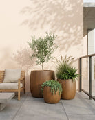 Fiberglass Planter HP, 1094 - Nature Wood Color - Acacia Garden Center