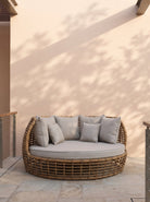 Grand Open Daybed | Poly Bamboo Wicker, 180 cm Wide - Acacia Garden Center