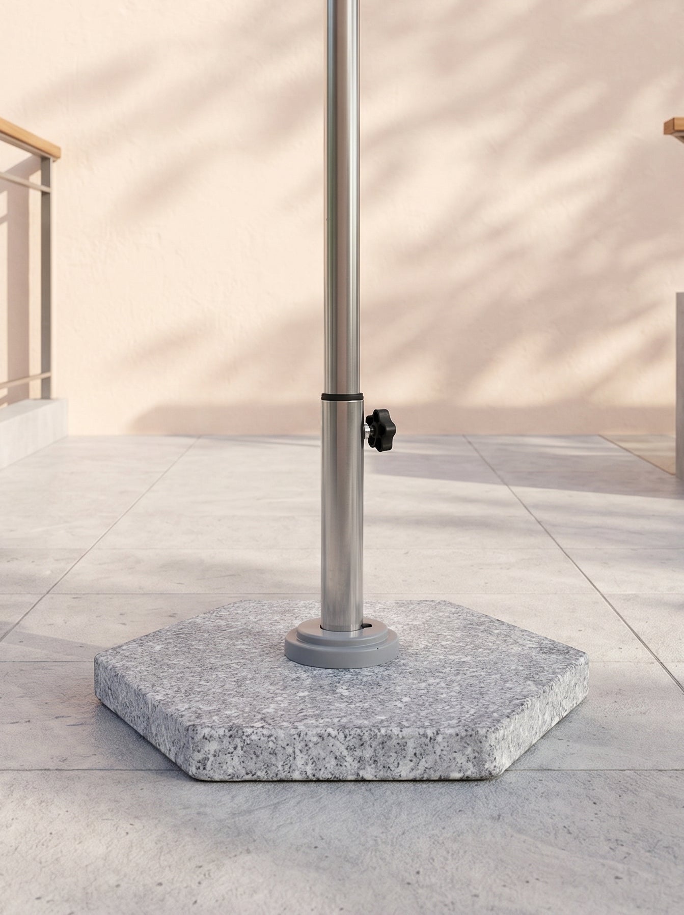 Granite Base Patio Garden Umbrella 290x250cm - Acacia Garden Center