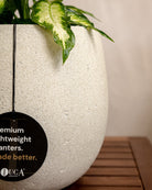 Grigio Balloon Pot | Spherical Planter - Acacia Garden Center