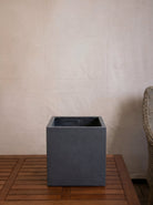 Grigio Cube Planter | Square Pot - Acacia Garden Center
