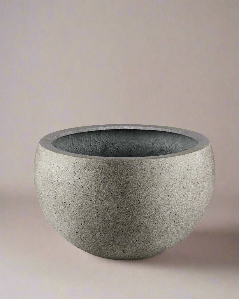Grigio Elena Pot | Wide Sculptural Planter - Acacia Garden Center