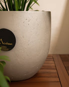 Grigio Metallic New Egg Pot | Champagne Planter, Dia. 36–55 cm - Acacia Garden Center