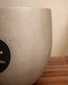 Grigio Metallic New Egg Pot | Champagne Planter, Dia. 36–55 cm - Acacia Garden Center