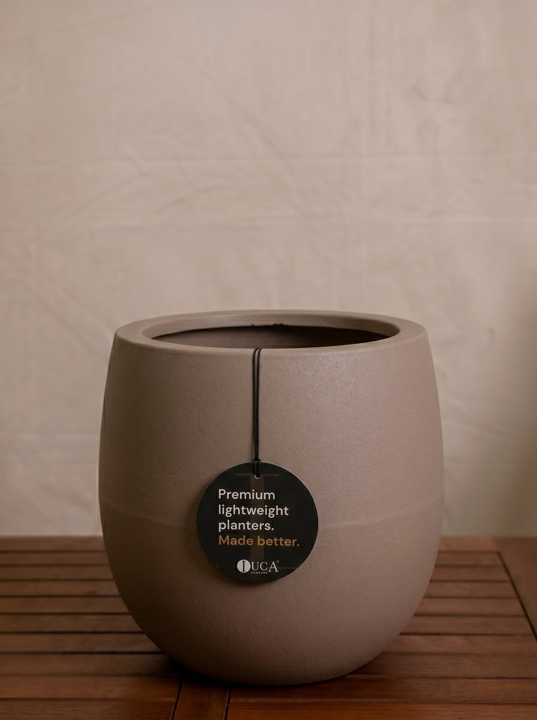 Grigio New Egg Pot | Classic Egg Planter - Acacia Garden Center