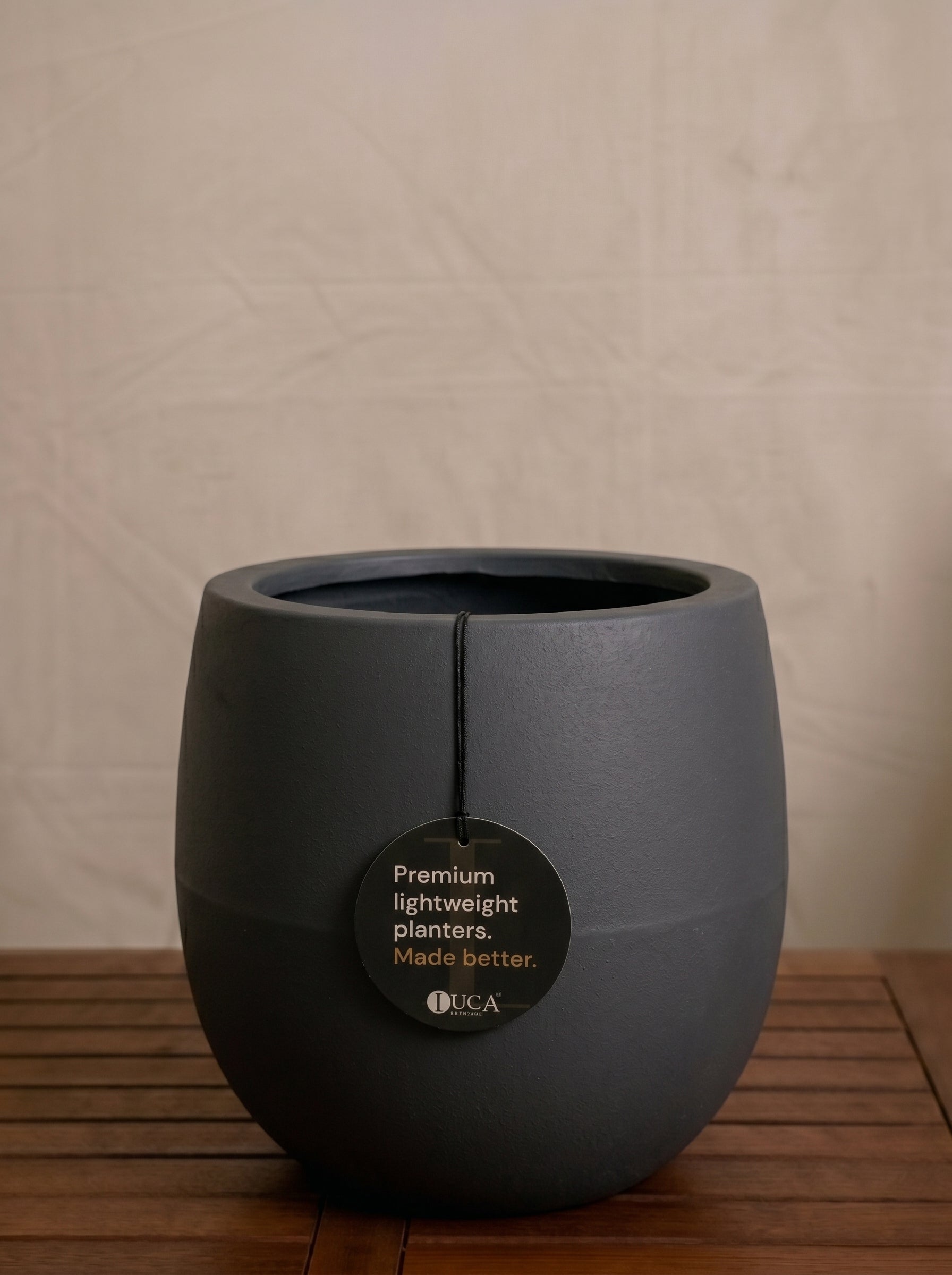 Grigio New Egg Pot | Classic Egg Planter - Acacia Garden Center